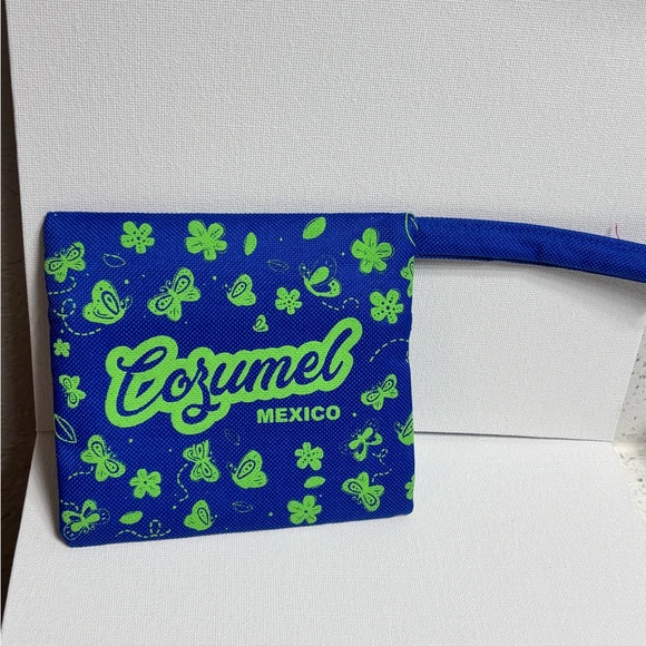 Women's Pink and Yellow Pouch - Picture 7 of 7